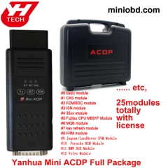 Mini ACDP Full Package 26 Modules For BMW/Land Rover/Porsche/Volvo/FRM/ISN/Fujitsu/MQB/EGS/Key Refresh/35160 with license