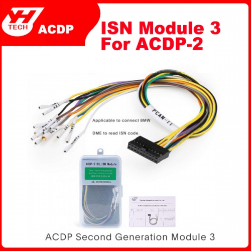 Yanhua ACDP-2 Module 3 ISN Module with License A50B A50D A50E for BMW DME ISN Read and Write Without Soldering for ACDP-2 Only