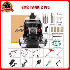 2024 Bluetooth 2M2 TANK 2 Pro CNC Key Cutting Machine Without Battery Adds Household Key Cutting Protective Shell Mobile App Control
