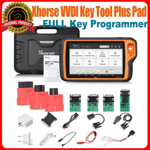 A+ Xhorse VVDI Key Tool Plus Pad Key Programmer Configuration CAN Airbag Coding EEPROM ECU Programming XP005 VVDI MAX PRO