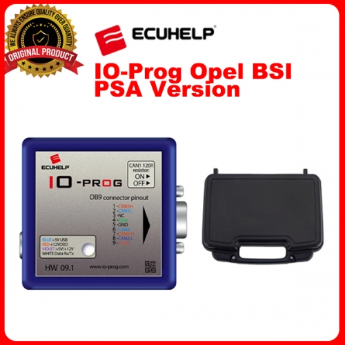 ECUHELP I/O Prog IO-Prog For Opel for GM BSI PSA Version ECU BCM TCM EPS K-line and CAN compatibility via BD9 connection and OBD