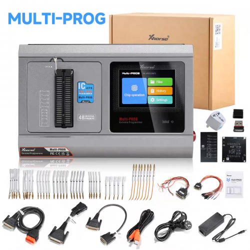 Xhorse Multi-Prog Multi Prog ECU TCU Programmer Global Version Update of VVDI Prog with Free MQB48 License Supports Checksum and Scripts Function